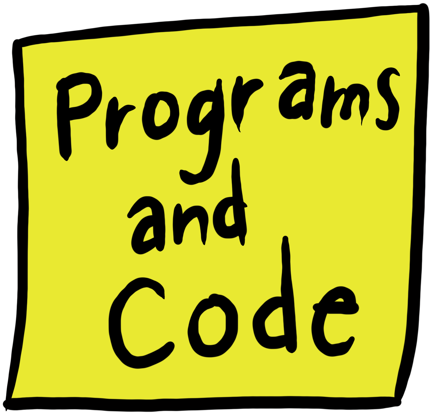 Programs and Code Post-It